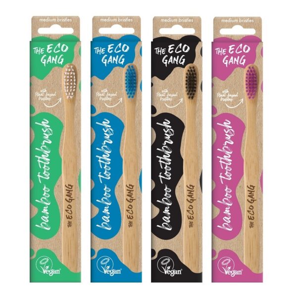 THE ECO GANG - Bambus Tandbørster - Medium - THE ECO GANG
