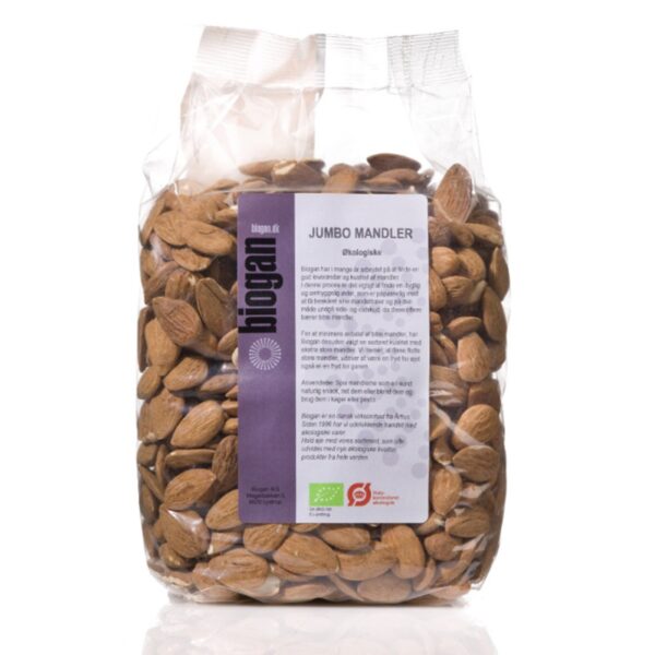 biogan - Økologiske mandler 1kg - biogan