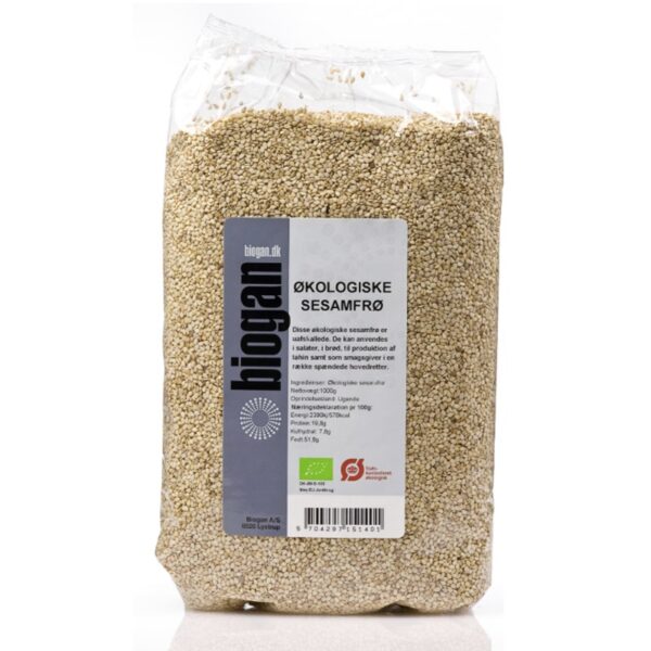 biogan - Økologiske sesamfrø 1kg - biogan