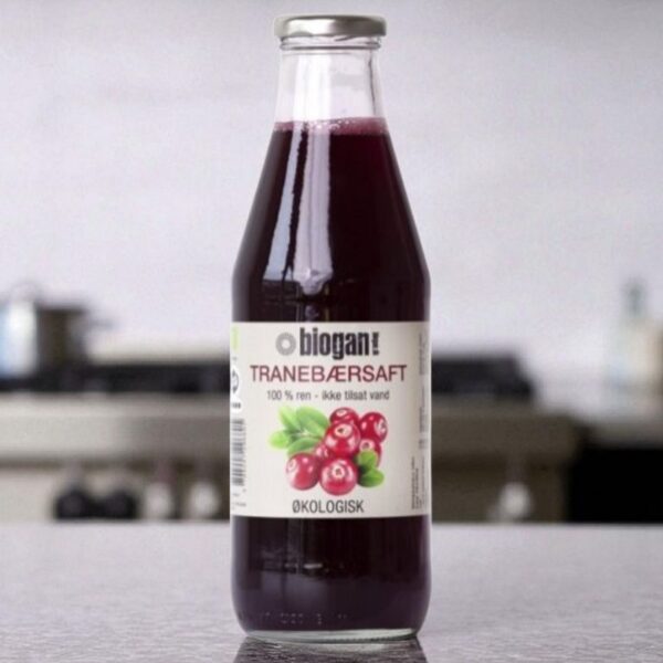 biogan - Økologiske tranebærsaft - biogan