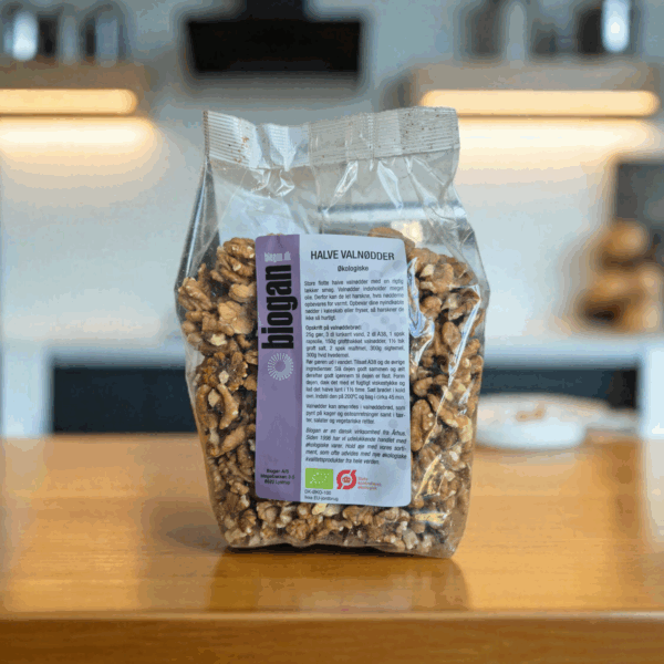 biogan - Økologiske halve valnødder 500g - biogan