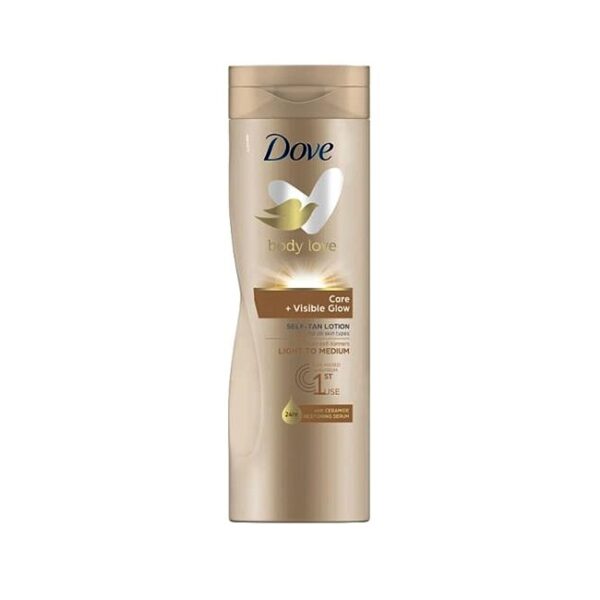 Dove - Visible Glow Self Tan Body Lotion Medium - 400 ml - dove