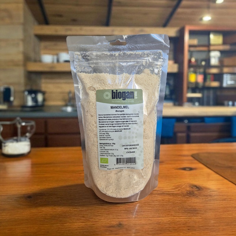 biogan - Økologisk mandelmel 500g - biogan