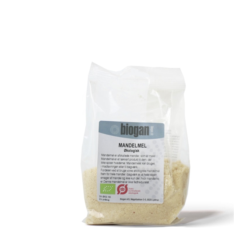 biogan - Økologisk mandelmel 100g - biogan