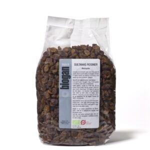 biogan - Økologiske sultanas rosiner - biogan
