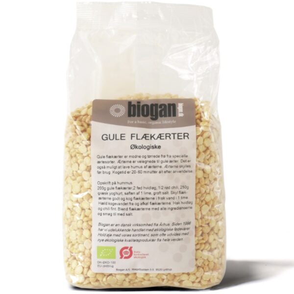 biogan - Økologiske gule flækærter - biogan