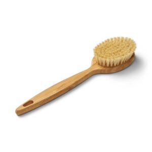 ORGANIC Beauty Supply - Bambus & Sisal Våd- og tørbørste med skaft - ORGANIC Beauty Supply