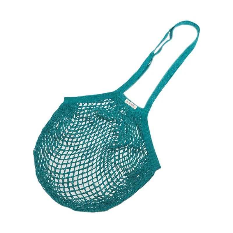 RESTPARTI - BOWEEVIL indkøbsnet med lange hanke i petrol -