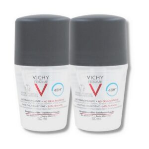 Vichy - Homme Antiperspirant Deo Roll On 48H Duo - 2 x 50 ml - vichy
