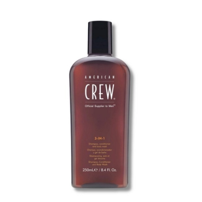 American Crew - Classic 3 in 1 Shampoo, Conditioner & Body Wash - 250 ml - american crew