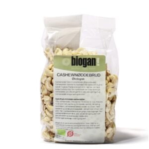 biogan - Økologsiske cashewnødder i brud 500g - biogan