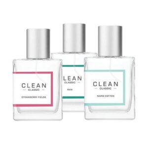 CLEAN - Perfume Trio XMAS Warm Cotton, Rain & Strawberry Fields - 3 x 30 ml - clean
