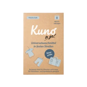 Kuno - Vaskemiddel i ark universal med duft - 8 stk. to go - Kuno