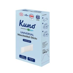 Kuno - Vaskemiddel i sticks 20 stk. - universal med duft - Kuno