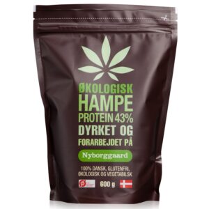 Nyborggaard - Økologisk Hampeprotein 600g - Nyborggaard