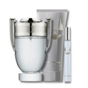 Paco Rabanne - Invictus Gavesæt - 100 ml Edt, 10 ml Travel Spray og showergel - paco rabanne