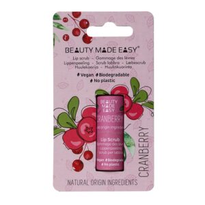 Beauty Made Easy® - Lip Scrub - Cranberry - BEAUTY MADE EASY®