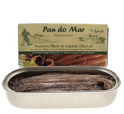 biogan - Pan do Mar - Ansjoser i økologisk olivenolie - biogan