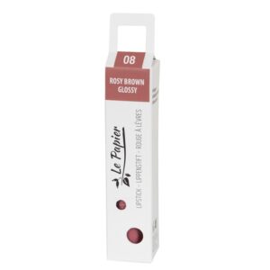 Le Papier - Lipstick Rosy Brown Glossy 08 - Le Papier