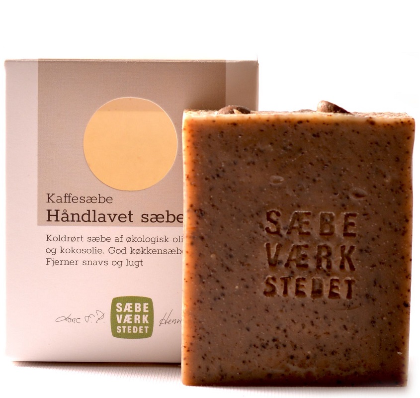 Sæbeværkstedet - Håndlavet sæbe - Kaffesæbe - Sæbeværkstedet