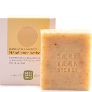 Sæbeværkstedet - Håndlavet sæbe - Kamille & Lavendel - Sæbeværkstedet