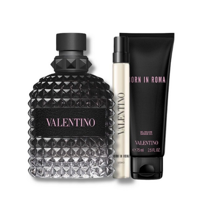 Valentino - Uomo Born In Roma Gaveæske - 100 ml Edt + 10 ml + Showergel - valentino