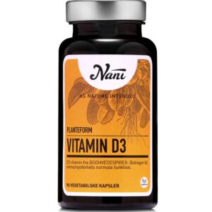 Nani - Vitamin D3 - 90 vegetabilske kapsler - Nani