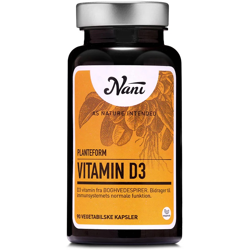 Nani - Vitamin D3 - 90 vegetabilske kapsler - Nani