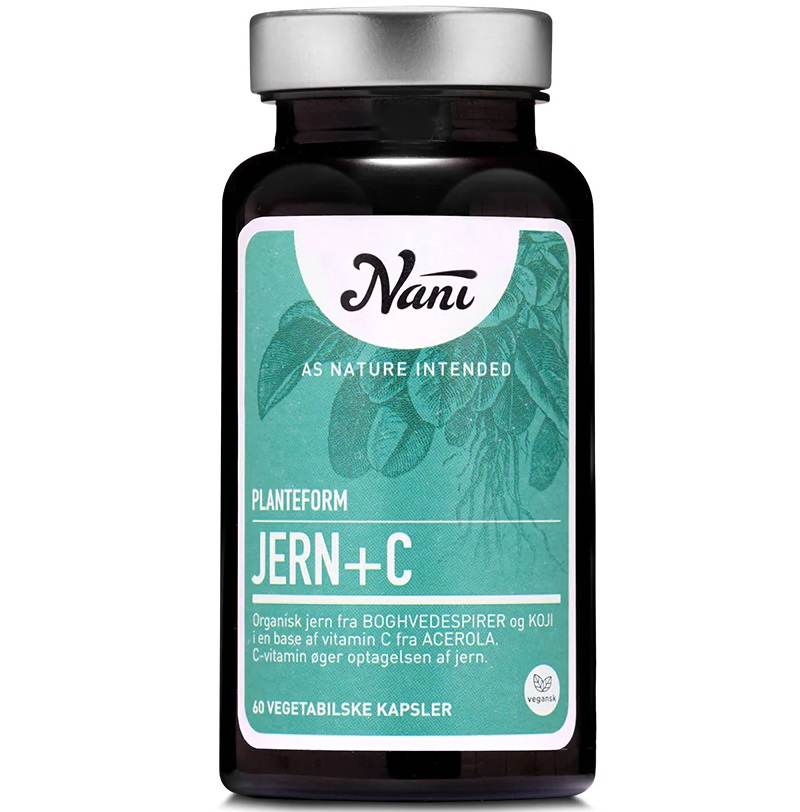 Nani - Jern+C - 60 Vegetabilske Kapser - Nani