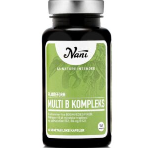 Nani - Multi B Kompleks - 60 Vegetabilske kapsler - Nani