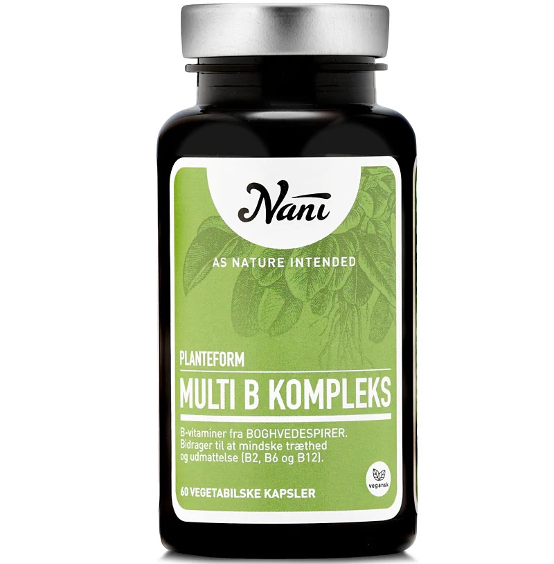 Nani - Multi B Kompleks - 60 Vegetabilske kapsler - Nani