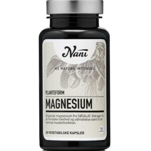 Nani - Magnesium - 60 Vegetabilske kapsler - Nani