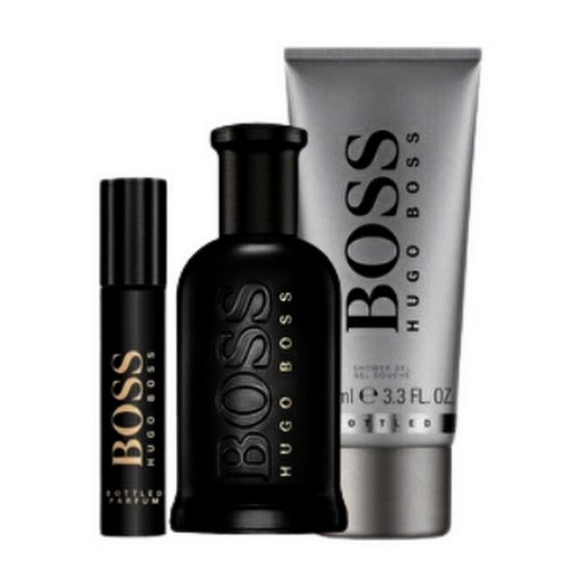 Hugo Boss - Bottled Parfum Sæt - 100 ml + 10 ml + Shower Gel - hugo boss