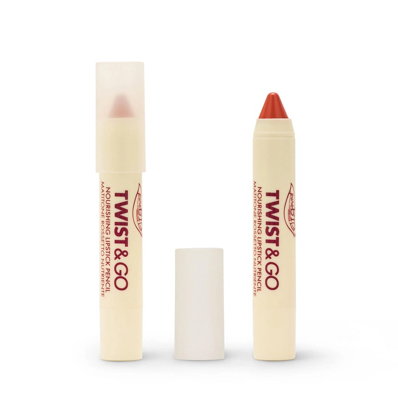 puroBIO Cosmetics - TWIST & GO - Nourishing lipstick pencil 502 - puroBIO Cosmetics