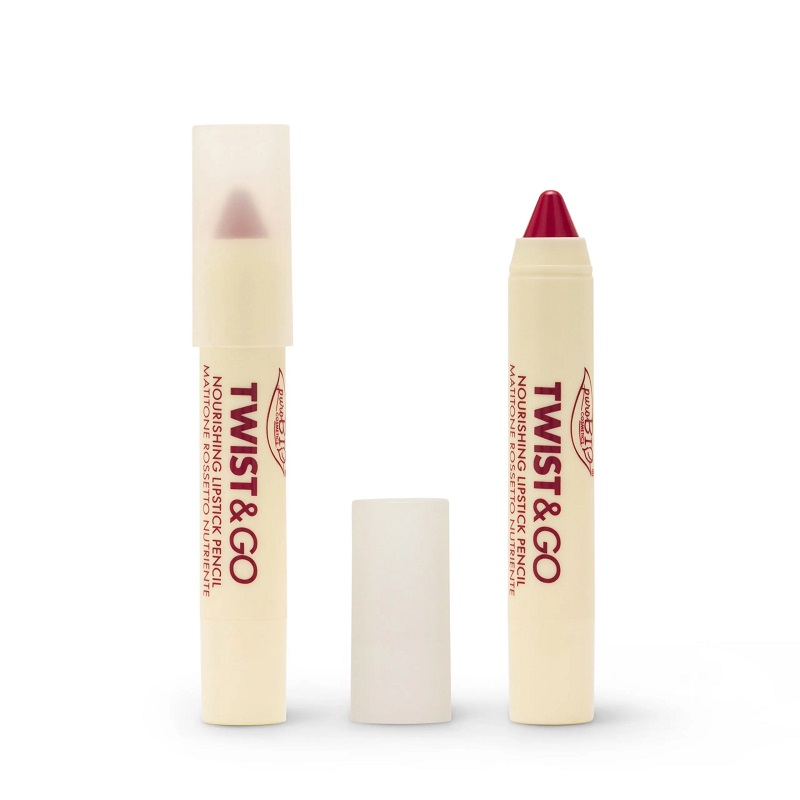 puroBIO Cosmetics - TWIST & GO - Nourishing lipstick pencil 504 - puroBIO Cosmetics