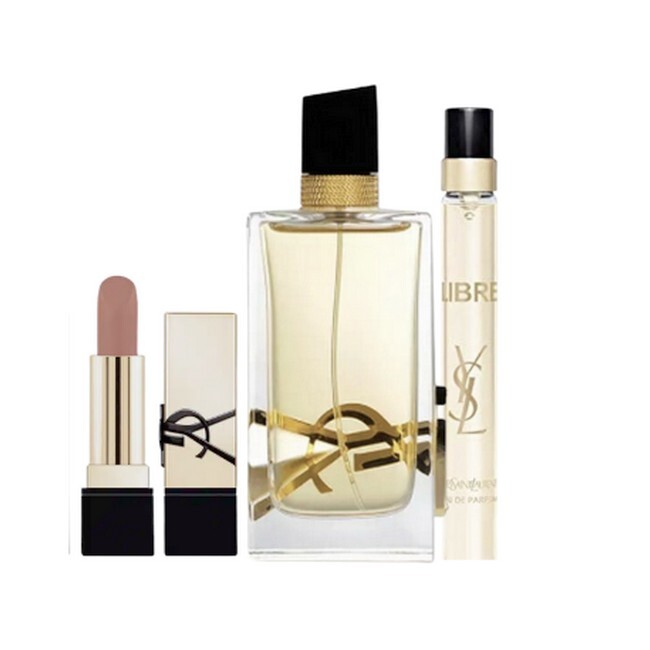 Yves Saint Laurent - Libre Gaveæske - 90 ml + 10 ml Edp + Læbestift - yves saint laurent