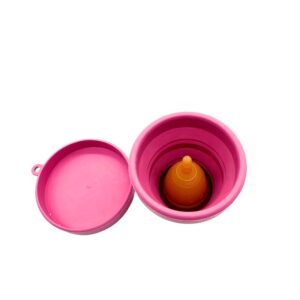 FAIR SQUARED - Period Cup foldebar opbevaring - pink - FAIR SQUARED