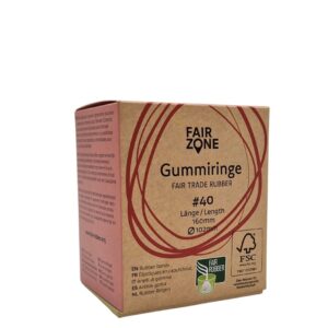 FAIR ZONE - Natur Gummibånd 102mm - 35 stk. - FAIR ZONE