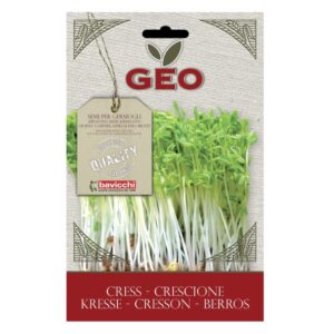 GEO GREENS - økologisk karse til spirring 35g - GEO GREENS