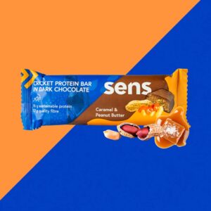 sens - Cricket protein bar - Dark Chocolate - Caramel & Peanut Butter - sens