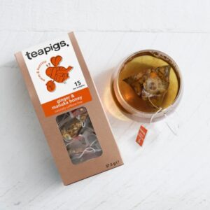 teapigs - Ginger & manuka honey tea - warm & buzzzzy - teapigs