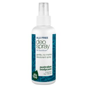 Deodorantspray uden aluminium  -  Naturlig friskhed â Effektiv aluminiumsfri deodorant med naturlige ingredienser. Modvirker svedlugt og giver langvarig friskhed. Hurtigtørrende og skånsom. - 1 stk. - Australian Bodycare