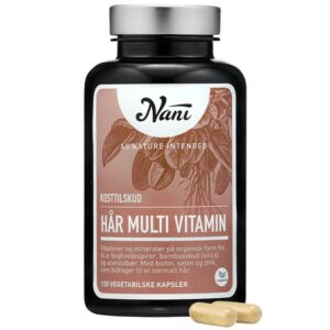 Nani - Hår Multi Vitamin - 120 vegetabilske kapsler - Nani