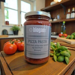 biogan - Økologisk Pizza Pasta Sauce med soltørrede tomater og basilikum - biogan