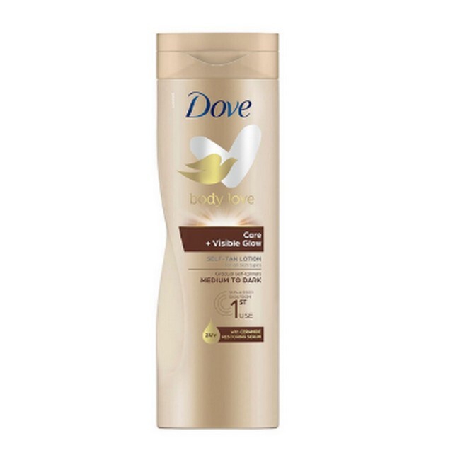 Dove - Visible Glow Self Tan Lotion Medium to Dark - dove