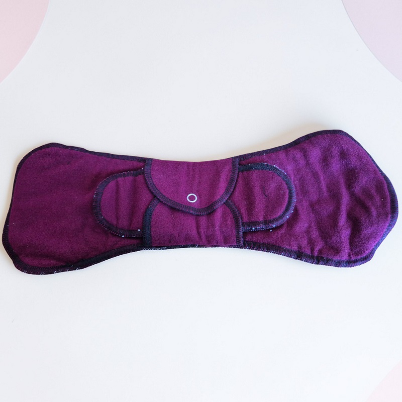 GladRags - Genanvendelig hygiejnebind Nat - bordeaux - GladRags