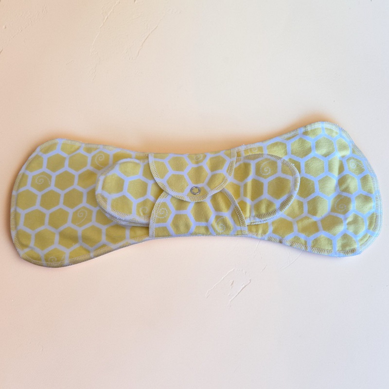 GladRags - Genanvendelig hygiejnebind Nat - gul - GladRags