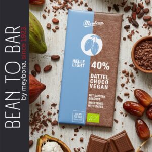 Meybona - Økologisk daddelchokolade - 40% kakao - Meybona