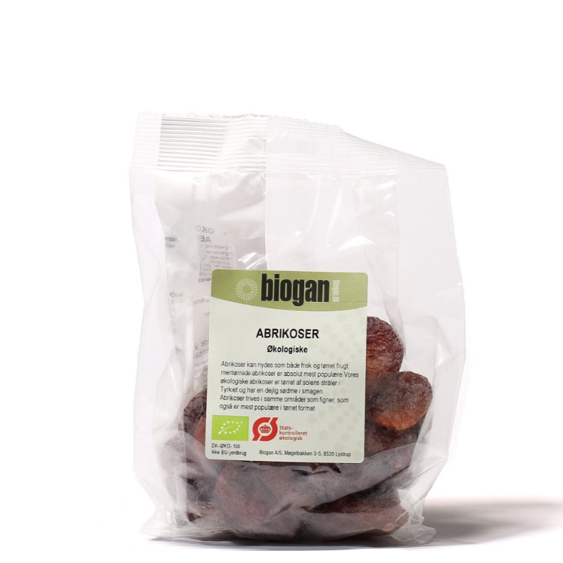 biogan - Økologisk abrikoser 150g - biogan