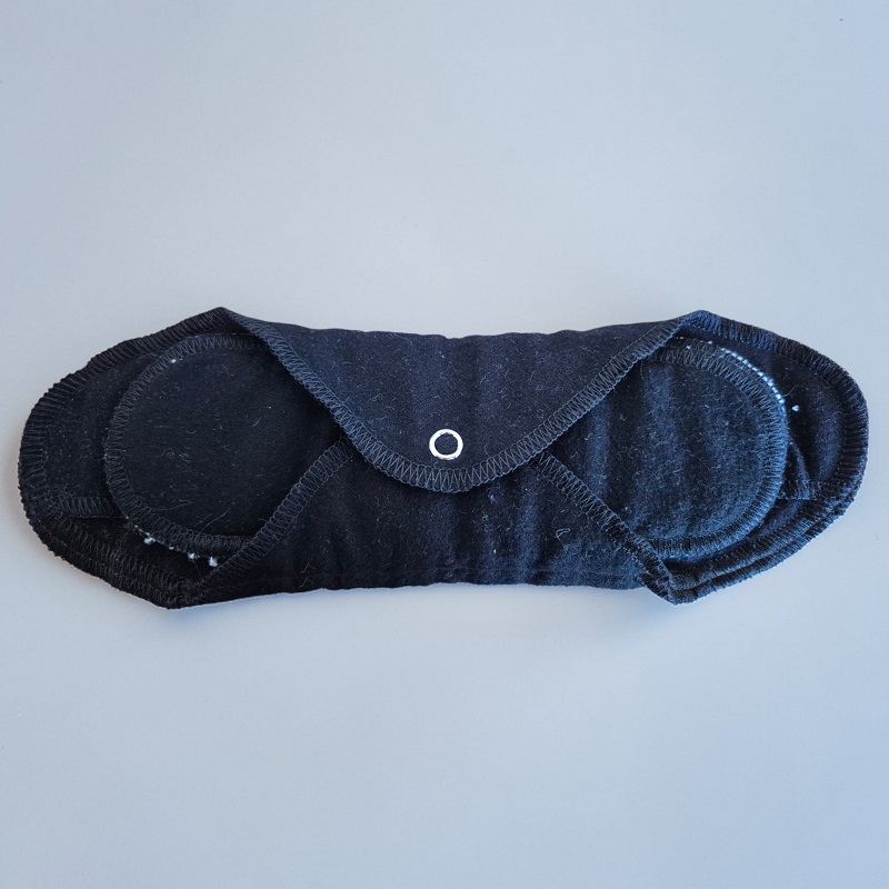 GladRags - Genanvendelig Hygiejnebind Normal - sort - GladRags